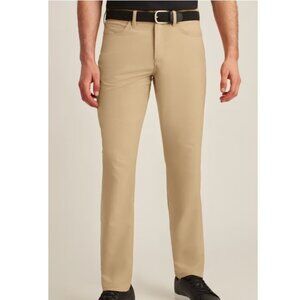Bonobos Performance Link 5-Pocket Pants Men's Oak Khaki Activewear Stretch 33x32